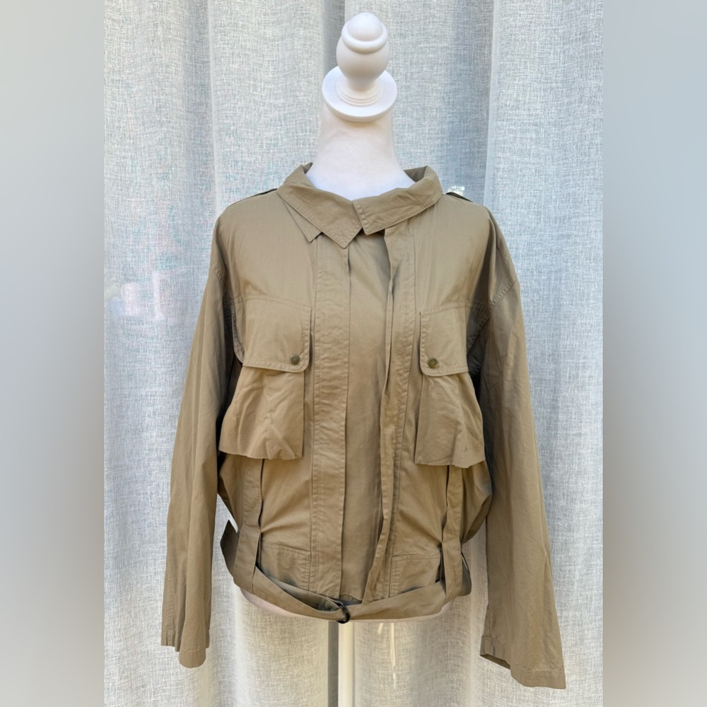 Mondi 1990’s tan cotton bomber jacket